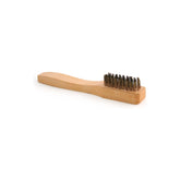 Small Brass Wire Bristle Suede Shoe Brush